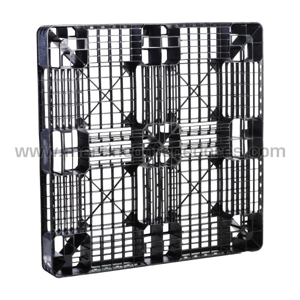 Perforated plastic pallet 1100x1100x120 mm