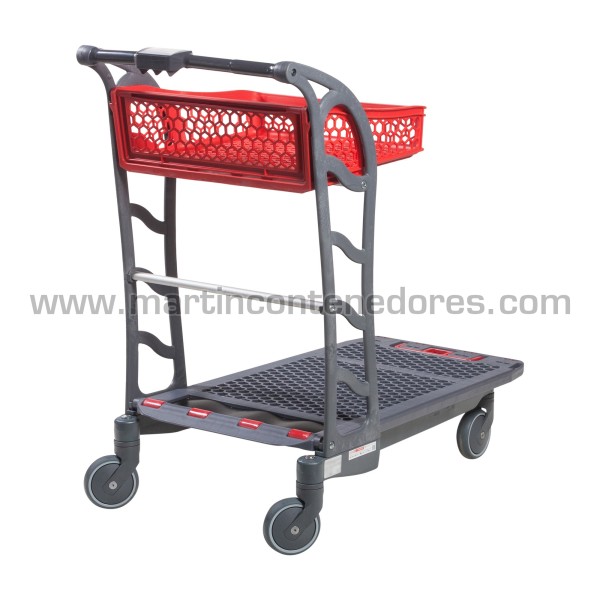 Chariot de picking avec 1 panier 1014x585x1052 mm