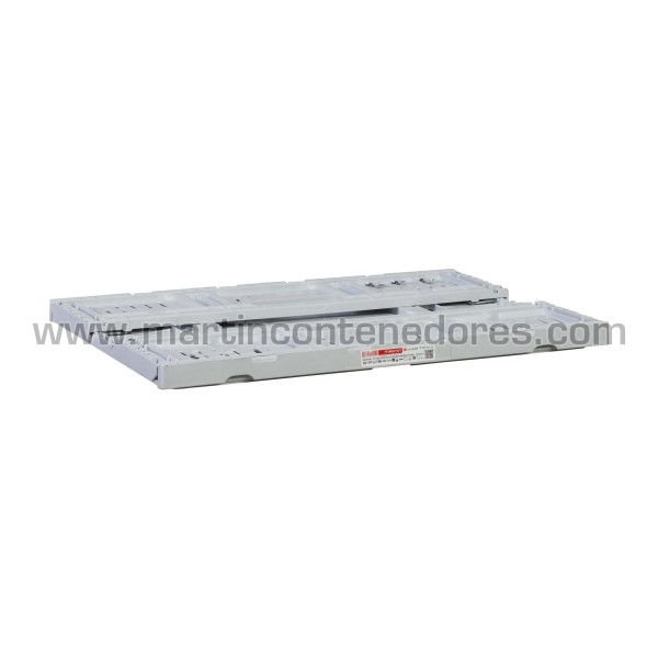 Caja ranurada plegable 600x400x173/165 mm