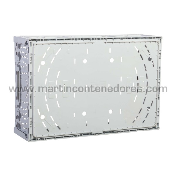 Caja ranurada plegable 600x400x173/165 mm