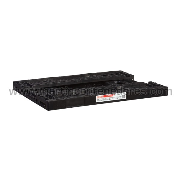 Caja ranurada plegable 400x300x114/106 mm