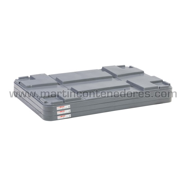 Lid plastic for stacking box 1040x640 mm