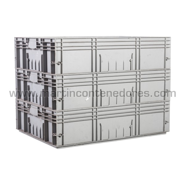 Caja plástica L-KLT 8210 800x600x213/190 mm