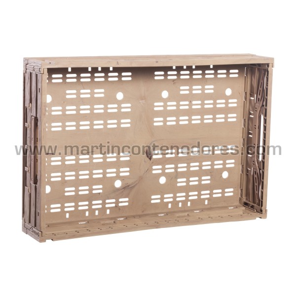 Caja ranurada plegable 600x400x113/106 mm