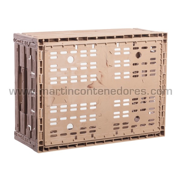 Caja ranurada plegable 400x300x163/156 mm