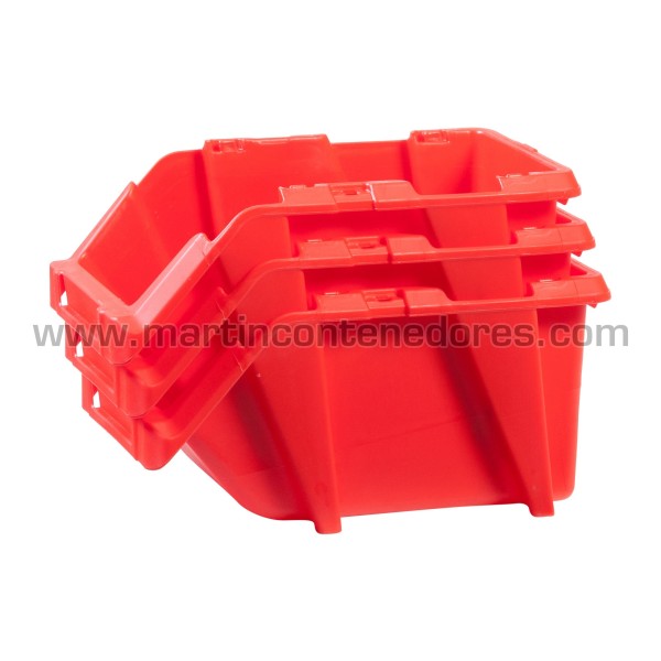 Storage bin plastic 243x160x121 mm