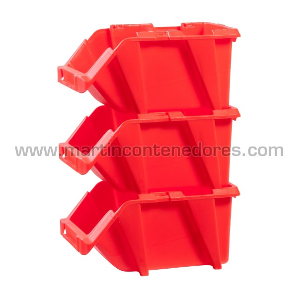 Storage bin plastic 243x160x121 mm