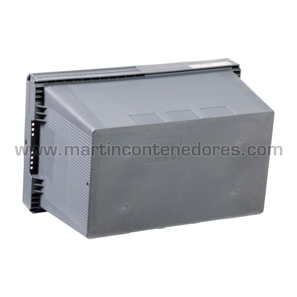 Caja plástica Pharma con tapa 490x300x210/206 mm