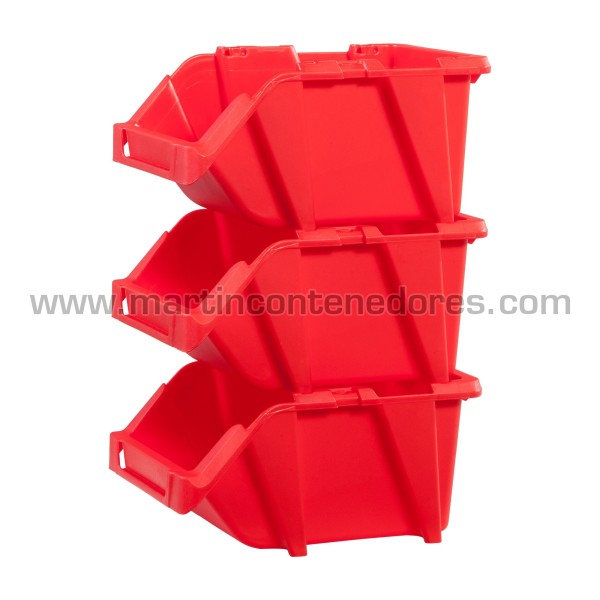 Storage bin plastic 200x130x98 mm