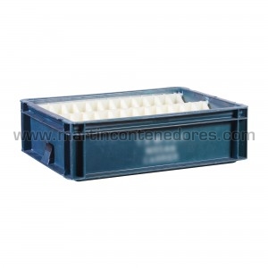 Plastic box with separators...