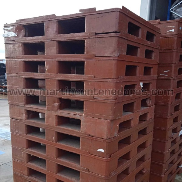 Perforated Plastic Pallet 1200x1000x150 Mm 2 Runners