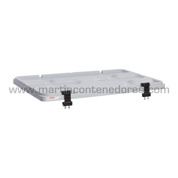 Lid plastic with hinge 1000x650x52 mm