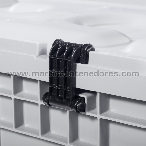 Lid plastic with hinge 1000x650x52 mm