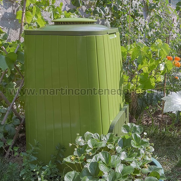 Compostadora 300 litros 725x725x1000 mm