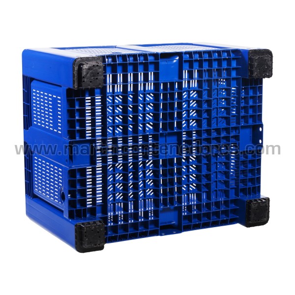 Perforated plastic box 1200x1000x780/588 mm 4 feet