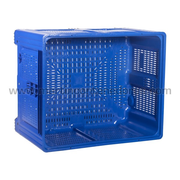 Plastic perforated box 1200x1000x789/610 mm 2 runners