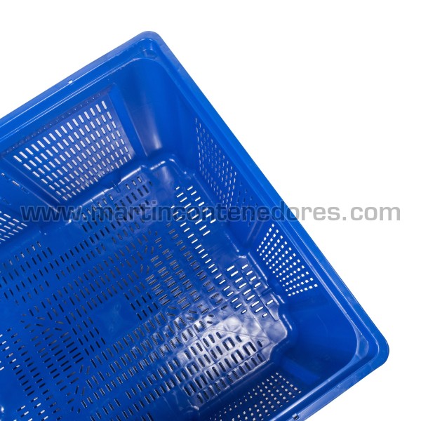 Plastic perforated box 1200x1000x789/610 mm 2 runners