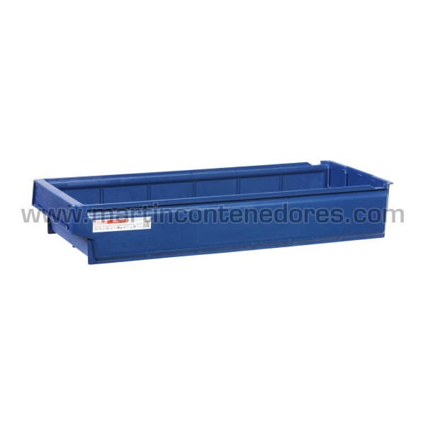 Storage bin plastic 600x230x100/84 mm