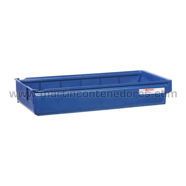 Storage bin plastic 600x230x100/84 mm