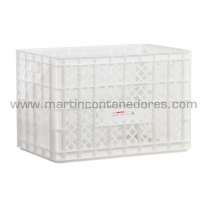 Perforated plastic crate...