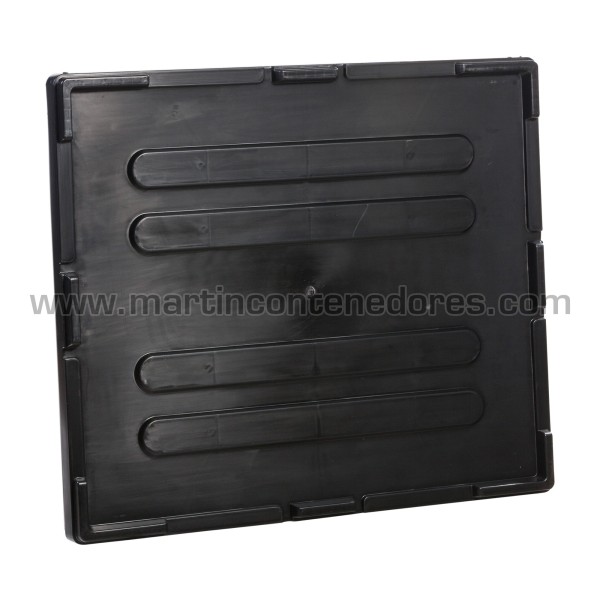 Plastic lid 1210x1010x61 mm for stacking box