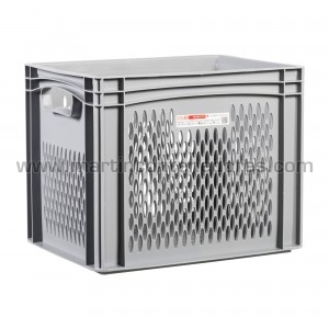 Perforated plastic crate...