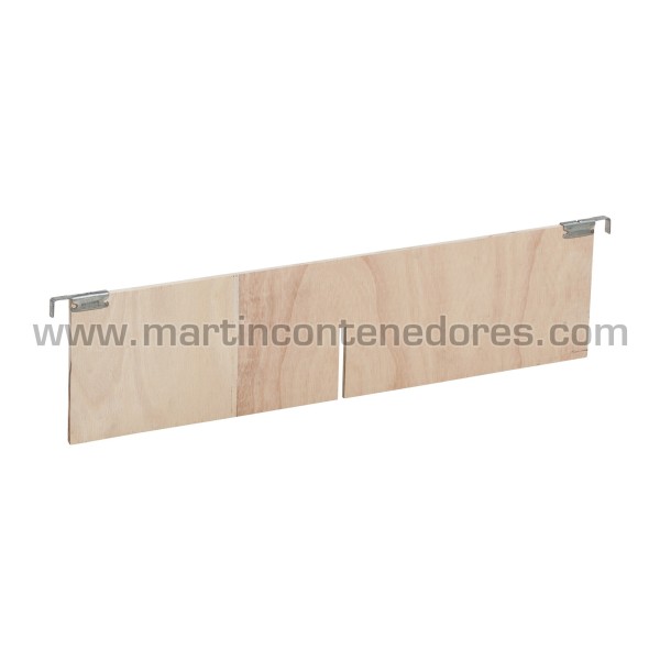 Diviseur en bois 800x195 mm avec 1 incision pour réhausse palette bois