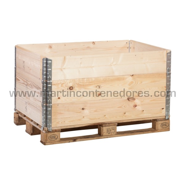 Wooden pallet collars 2 boards 1200x800x195 mm