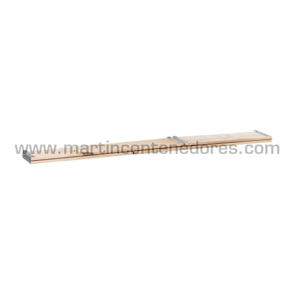 Cerco palet madera 2 tablas 1200x800x195 mm