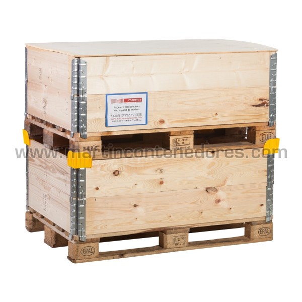 Wooden cover 1200x800x9 mm for pallet collars