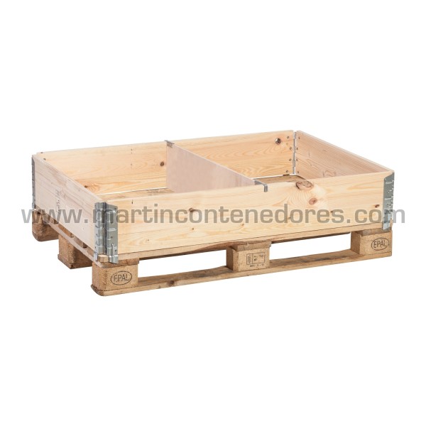 Divisor de madera 800x195 mm para cerco palet