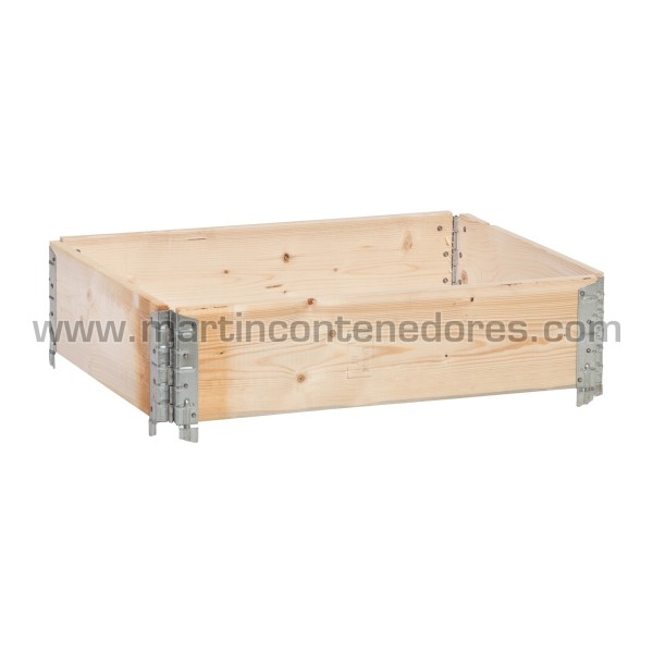 Cerco palet madera 1 tabla 800x600x195 mm