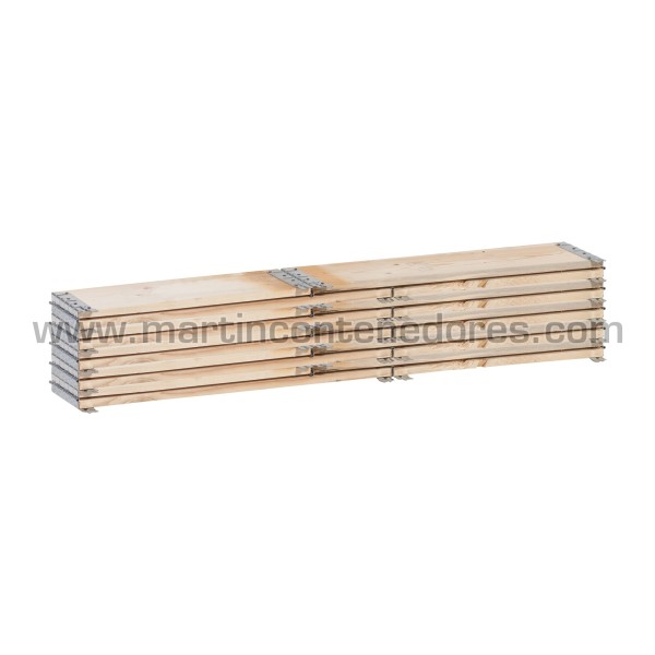 Cerco palet madera 1 tabla 800x600x195 mm