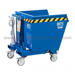 Tilting container with...