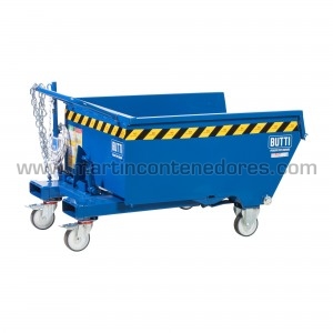 Tilting container with...