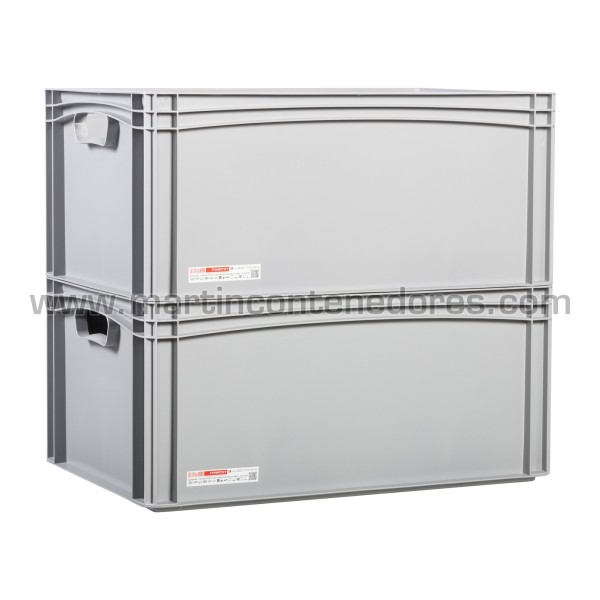 Caja plástica Euronorma 600x400x270/267 mm