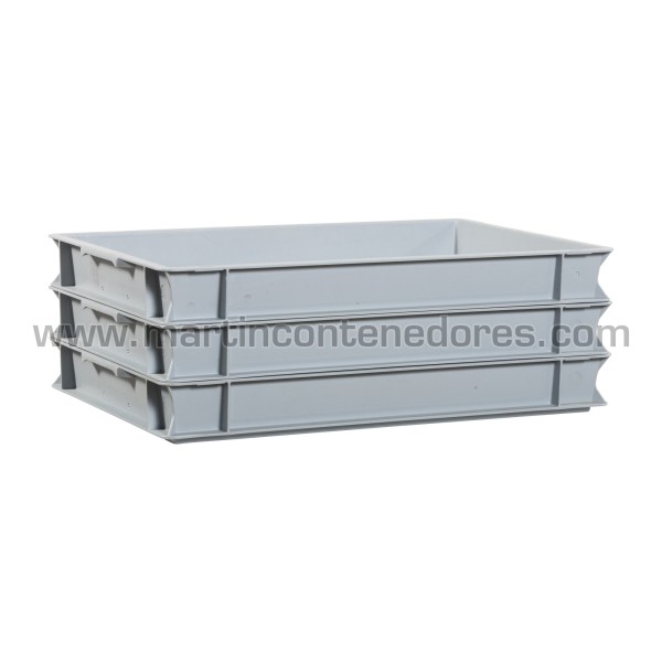 Caja plástica 600x400x75/72 mm