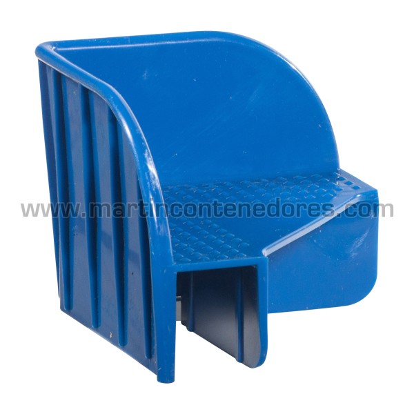 Plastic corner piece for pallet collars wooden