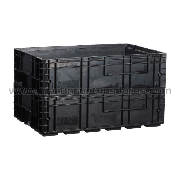 Caja plástica ESD R-KLT 6118 600x400x174/136 mm