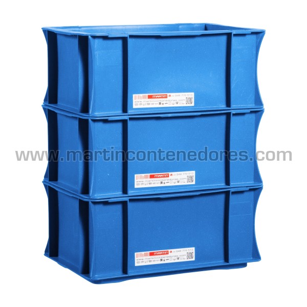 Caja plástica Euro-norma 300x200x130/115 mm