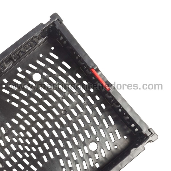 Foldable perforated box 400x300x114/106 mm