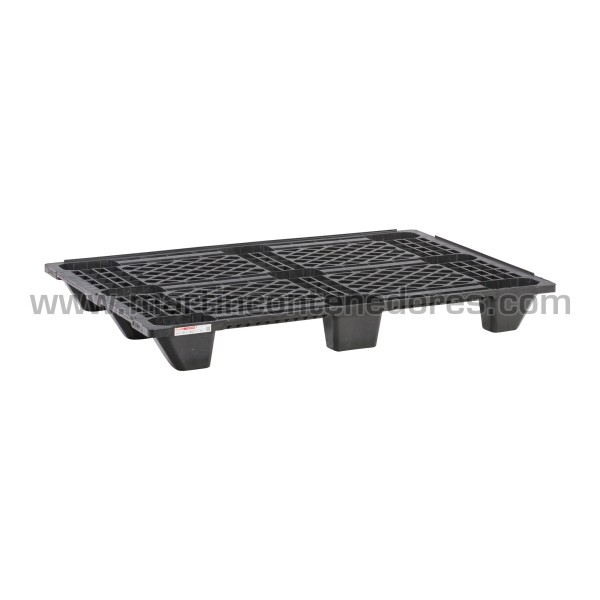 Perforated nestable ONE-WAY plastic pallet 1200x800x133 mm