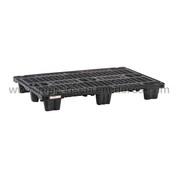 Perforated nestable plastic pallet 1200x800x150 mm