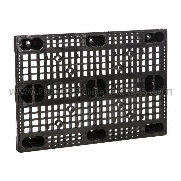 Perforated nestable plastic pallet 1200x800x150 mm