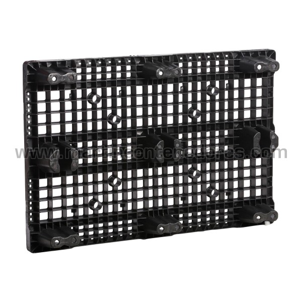 Perforated nestable plastic pallet 1200x800x150 mm