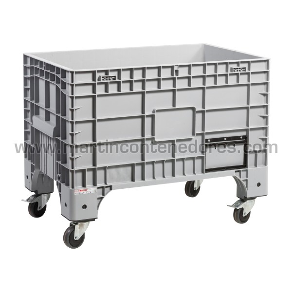 Box plastic with wheels with break 1017x636x790 mm