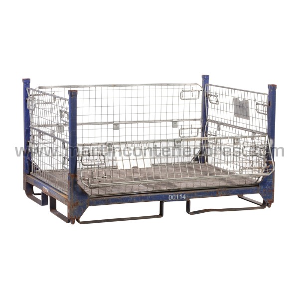 Foldable mesh stillages PSA00114 1600x1150x920 mm