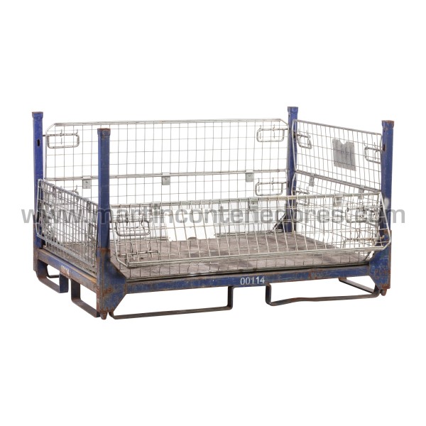 Foldable mesh stillages PSA00114 1600x1150x920 mm