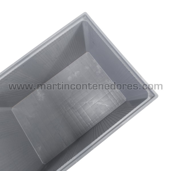 Closed plastic box 1200x800x760/585 mm 2 runners