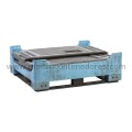 Contenedor plástico PCA00112 1200x1000x900/720 mm 5 patines